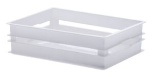 Organizador Box Caixa Caixote Baixo  28 X 19 X 8,5 cm Branco