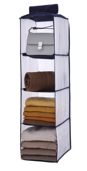 Prateleira Dobrável  Multiuso Guarda Roupa 25 X 25 X 90 cm